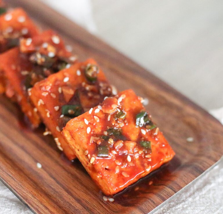 Korean Braised Tofu (Dubu-Jorim)