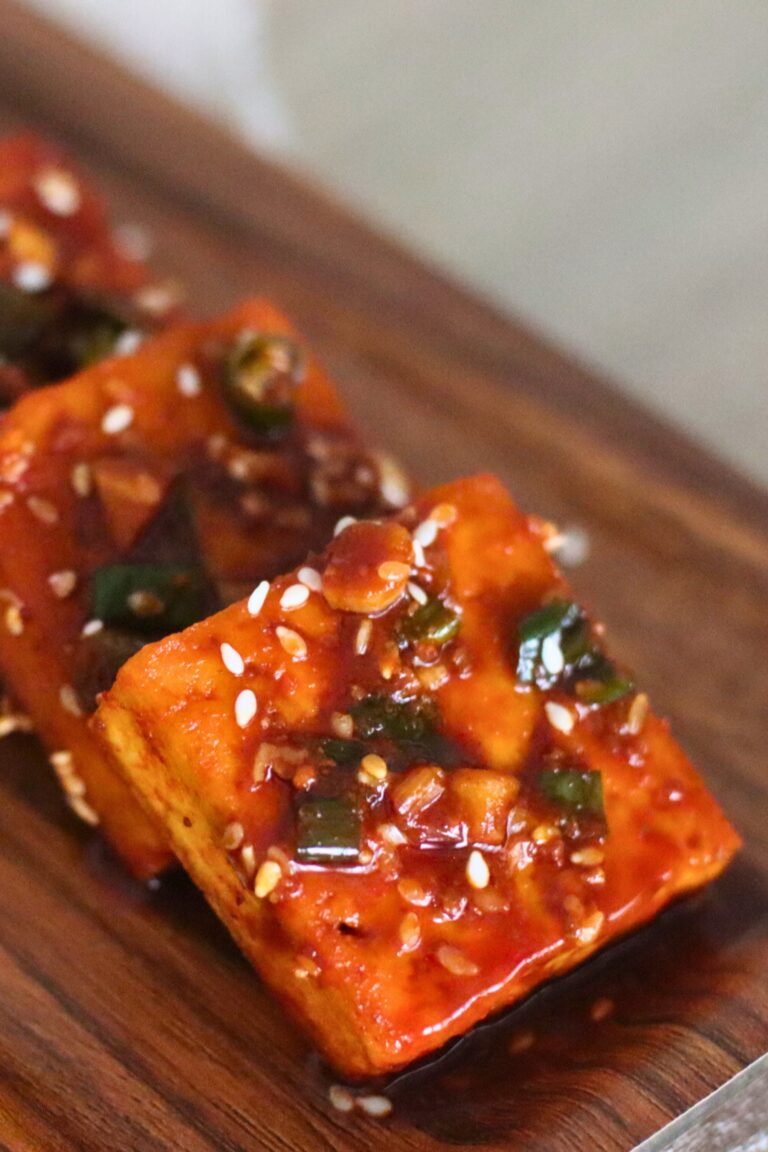 30 Minute Korean Braised Tofu (Dubu Jorim)