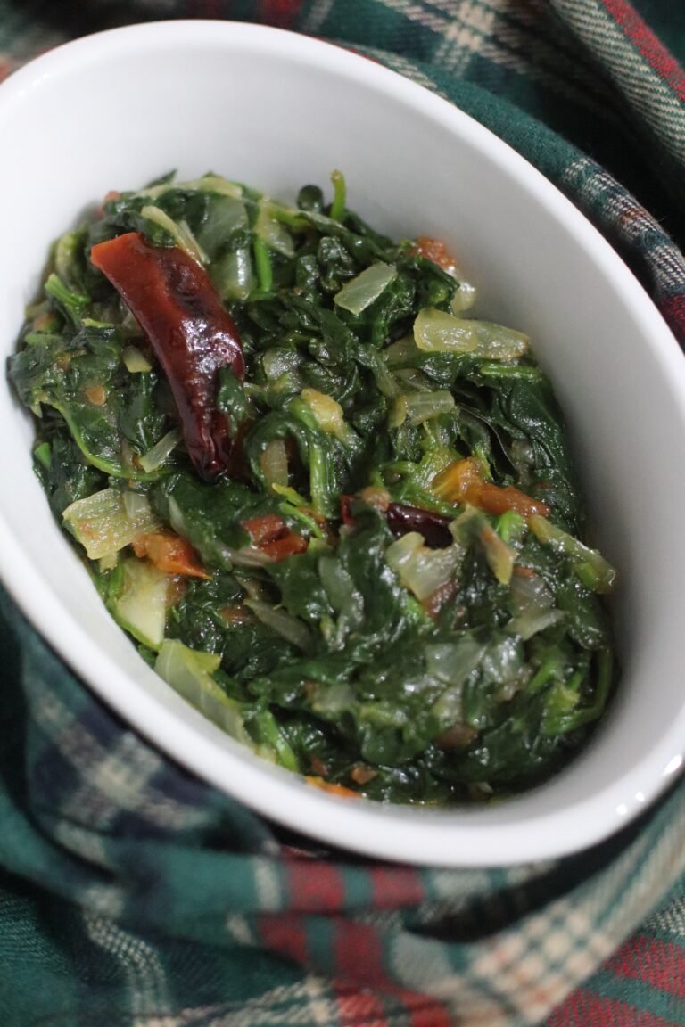 Easy Braised Spinach Recipe