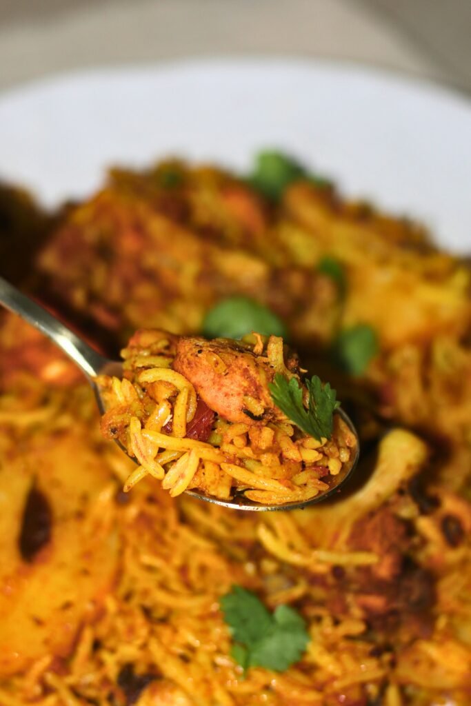 Durban chicken biryani