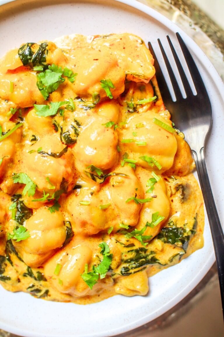 Creamy Spinach and Mushroom Pasta