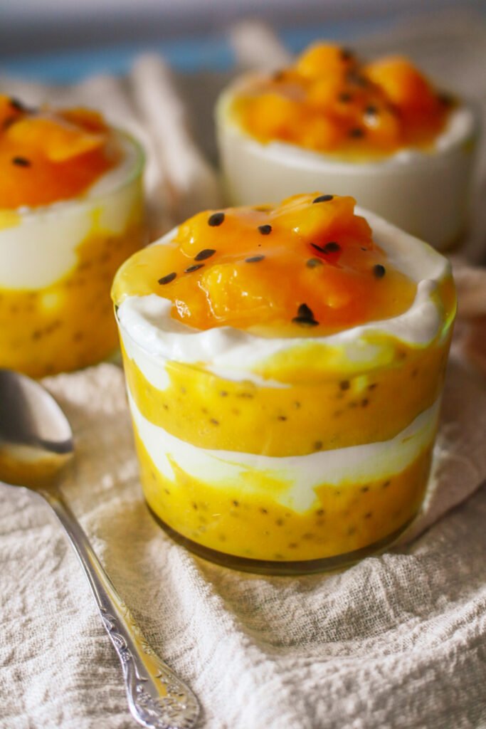 Mango Chia Pudding Parfait