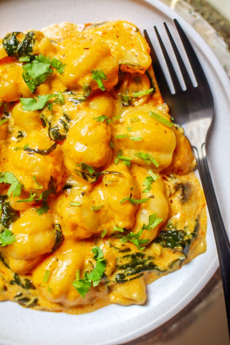 Creamy Spinach and Mushroom Pasta