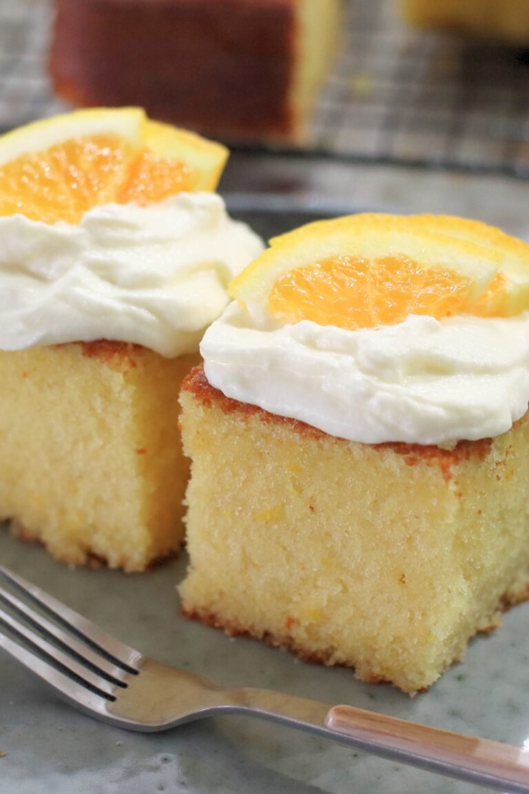 Moist Orange Sheet Cake