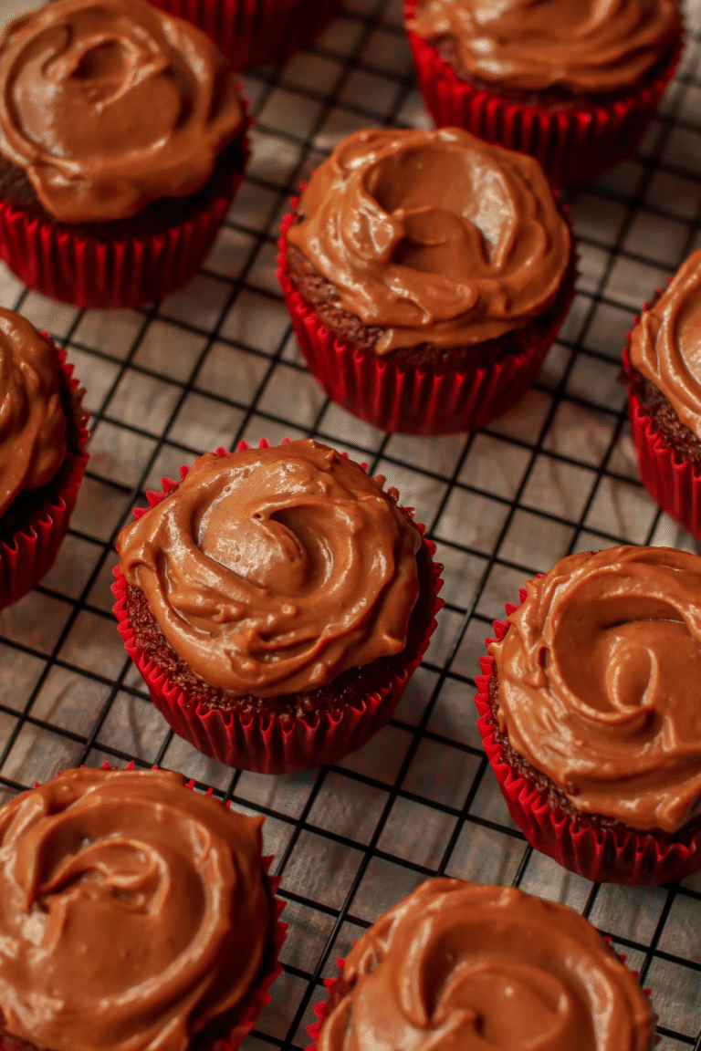 Whipped Chocolate Ganache Cupcakes