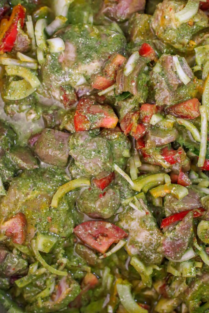 marinating mutton