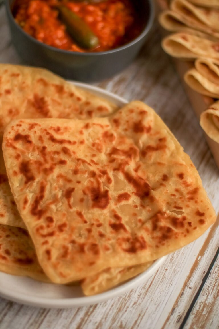 Soft and Buttery Square Paratha
