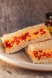 Chilli Crisp Egg Sandwich