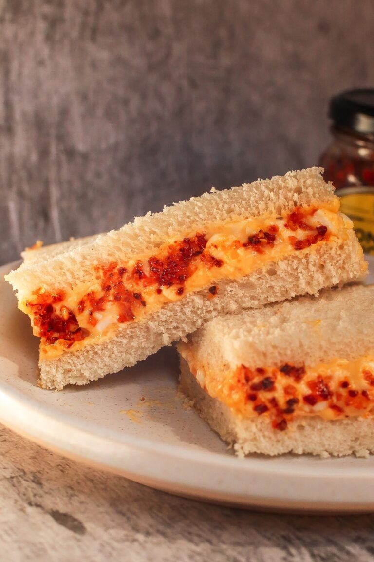 Chilli Crisp Egg Sandwich
